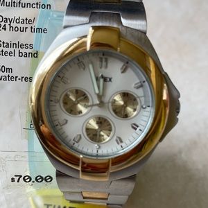 Timex Men's Gold and Silver Watch